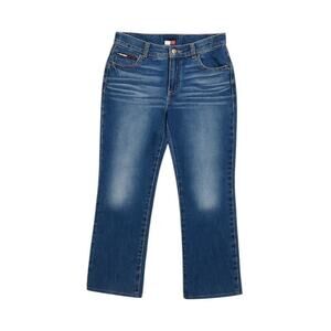 Tommy Hilfiger Y2K Vintage Straight Leg “Hip Jeans” Size 13 Light/Medium Wash